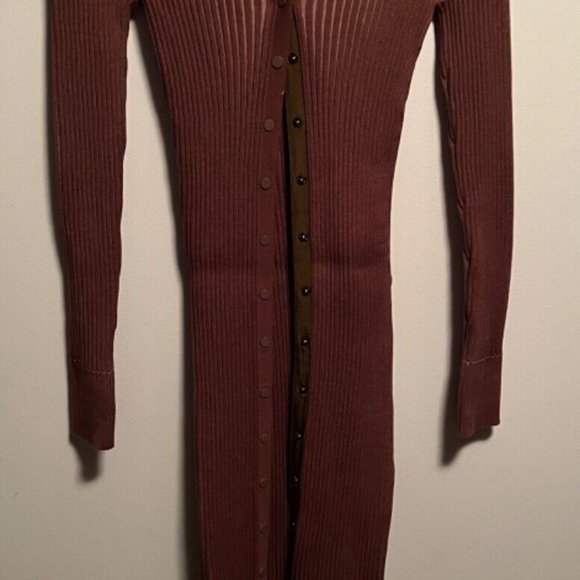 Kookai Sadie Button Midi Dress - Size 1 (38) / Coco - Picture 2 of 6